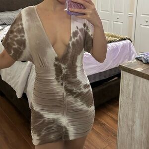 Young, fabulous, and broke tie-dye top or MINI dress